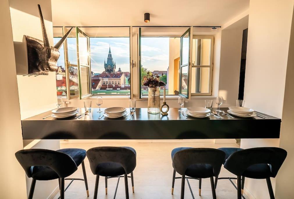 Appartement 4br & 2,5bath Heritage Panorama With Terrace Praag